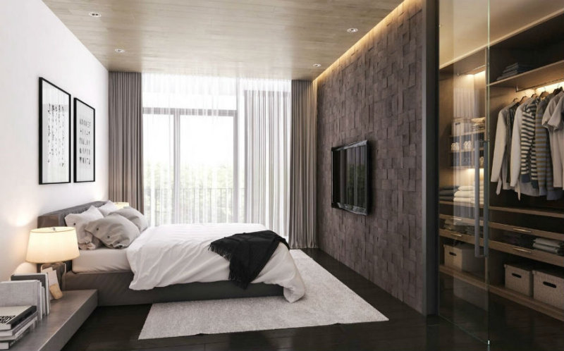 Дизайн интерьера спальни 2018