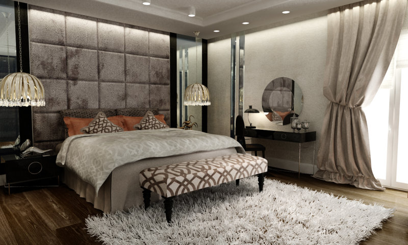 Стильные спальни - дизайн интерьера 55 фото примеров