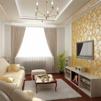 Дизайн интерьера с угловым диваном