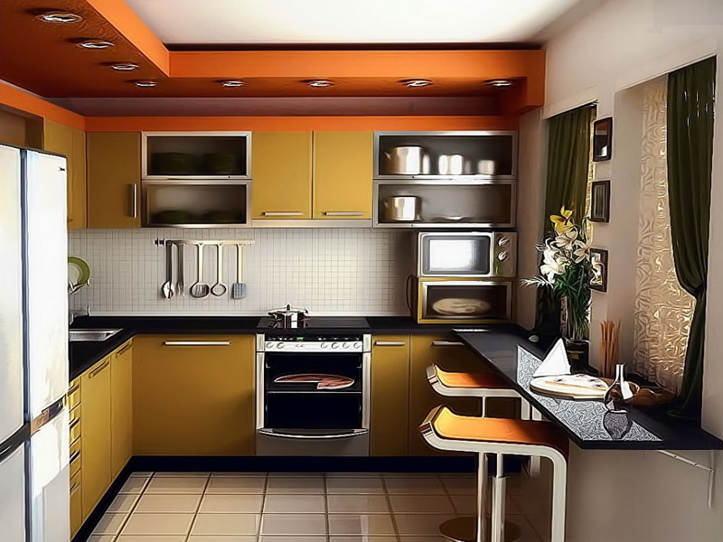 Идеи дизайна интерьера кухни - смотрите 70 фото