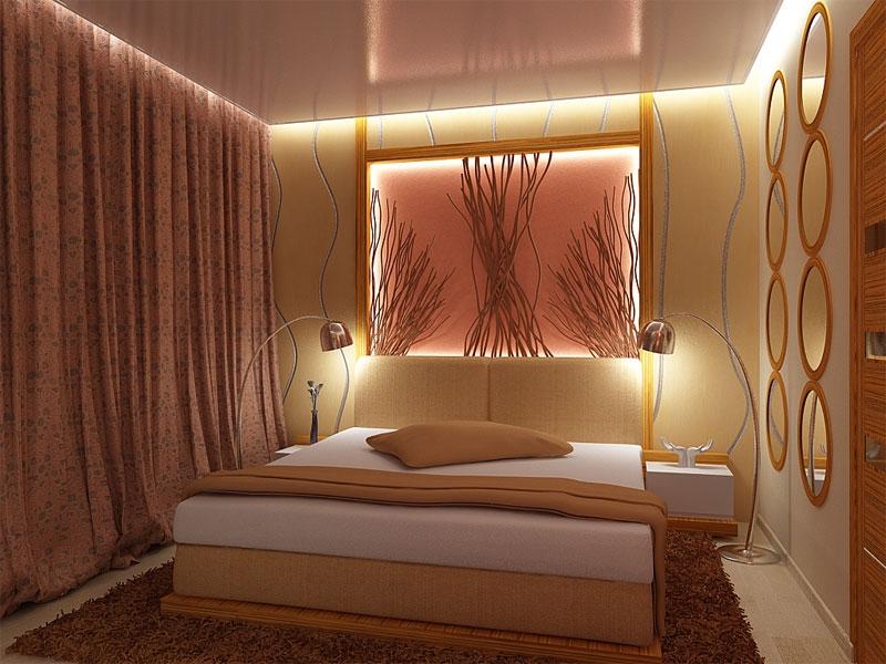 Современный дизайн спальни в хрущевке