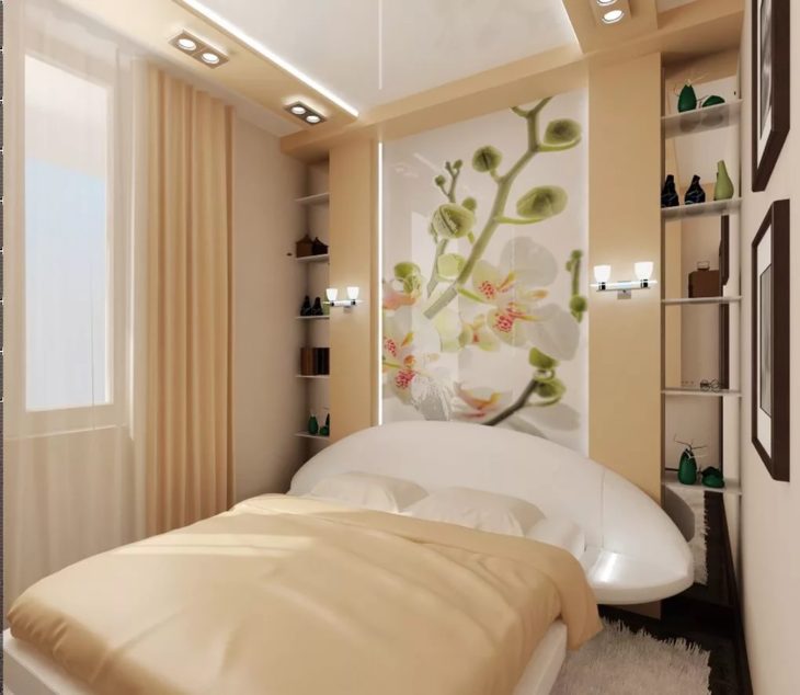 Современный дизайн спальни в хрущевке