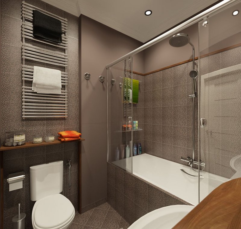 дизайн ванной комнаты фото 2018 современные идеи с душевой кабиной