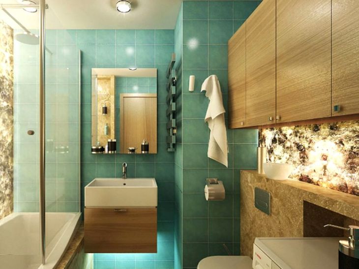 ванная комната дизайн фото модная плитка 2018 для маленькой ванны