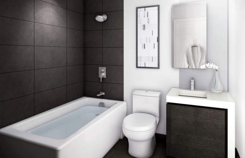 дизайн ванной комнаты фото 2018 современные идеи 4 кв.м плиткой