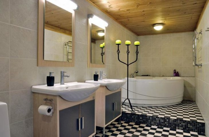 ванная и туалет в скандинавском стиле