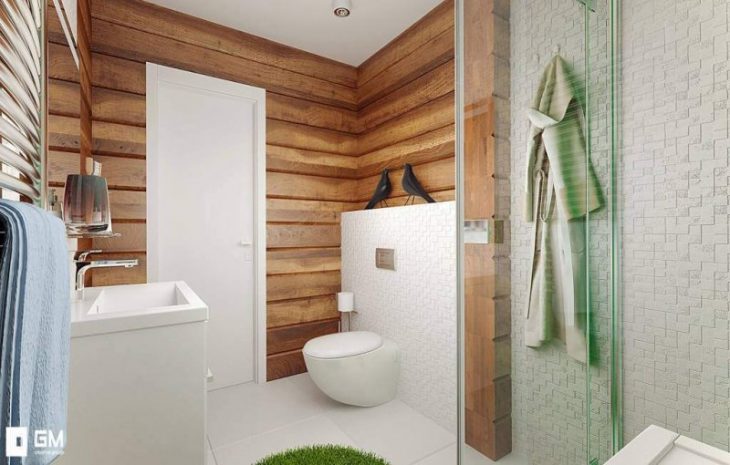 аксессуары для ванной комнаты в скандинавском стиле