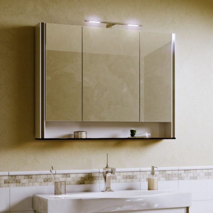 дизайн зеркала в ванной комнате