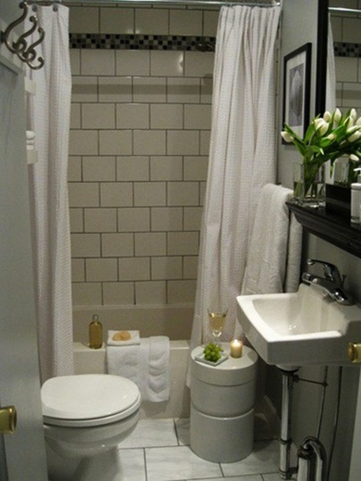 идеи оформления маленькой ванной комнаты