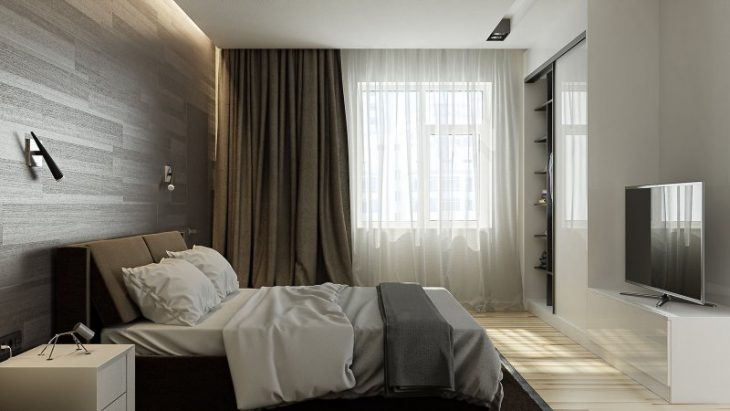 Идеи оформления спальни — 90 фото вариантов современной спальни