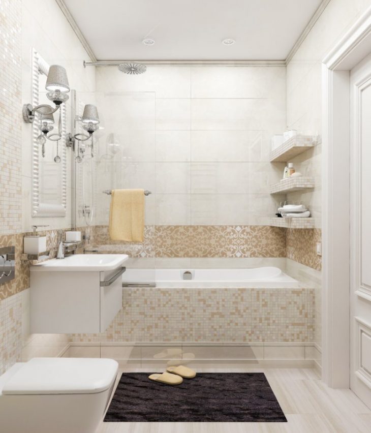 Белая ванная комната дизайн с 75 фото. Интерьер ванной комнаты в белом .