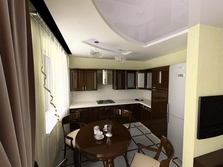 дизайн кухни гостиной в квартире фото