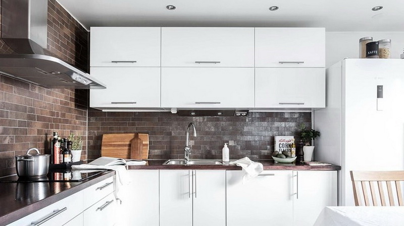 Как сделать кухню без верхних шкафов — функциональные идеи, примеры реализации с фото