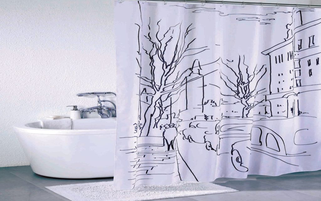 Модные тренды в дизайне штор для ванной