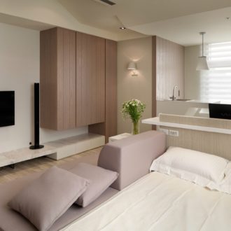 Дизайн квартиры студии - 100 фото идей практичного и удобного интерьера