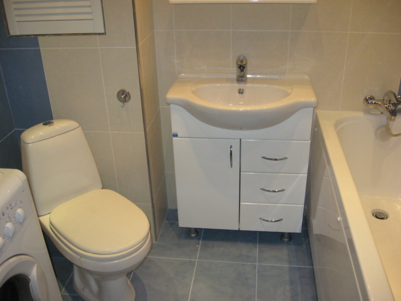 Ремонт ванной комнаты и туалета в чешке