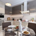 идеи современных гостиных совмещенных с кухней
