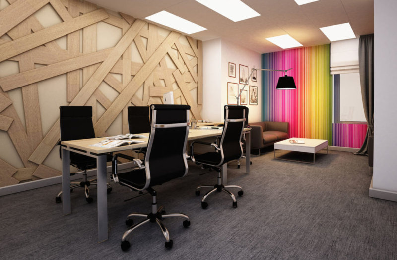 современный дизайн интерьера офиса фото примеры