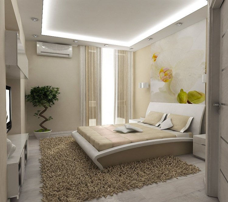 Спальня дизайн современный 12 м