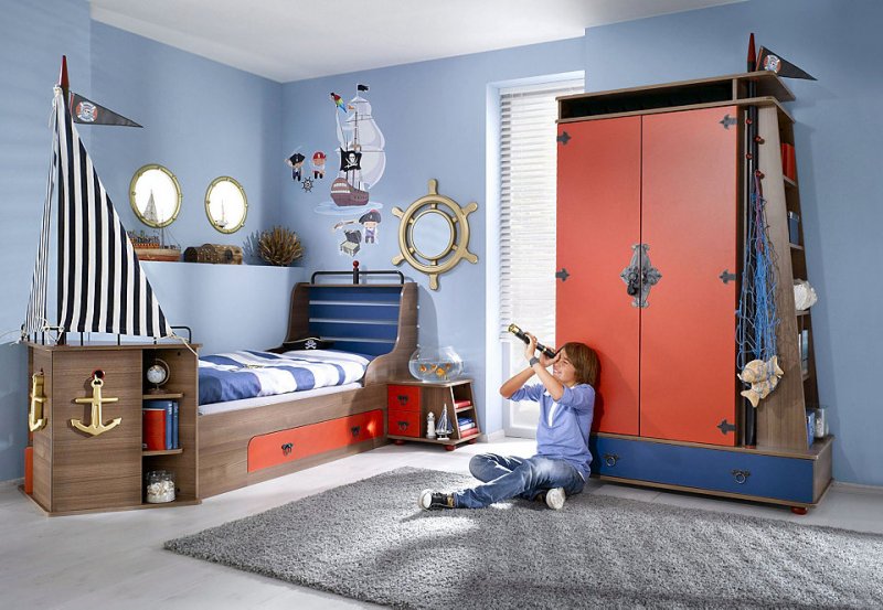 Оформление детской комнаты 70 фото современных идей