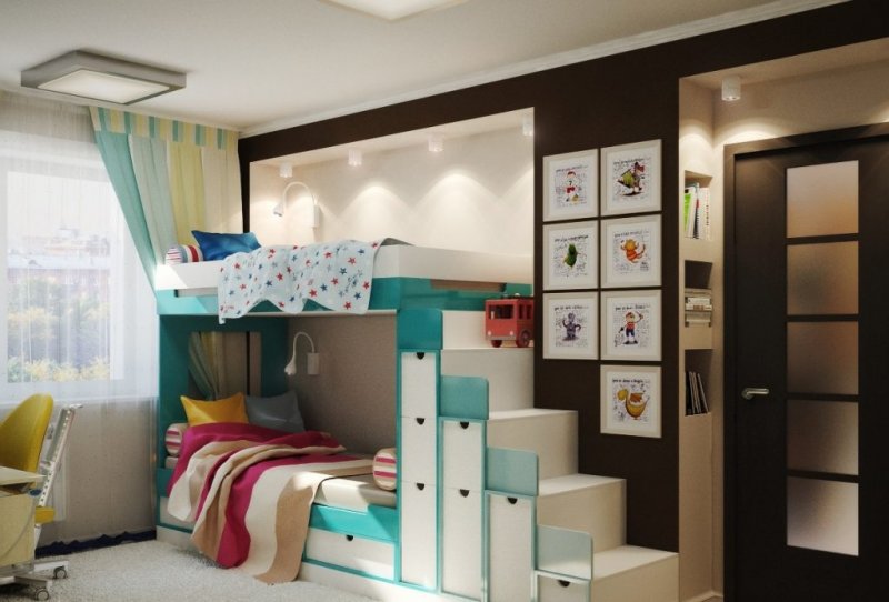 оформление детской комнаты для девочки