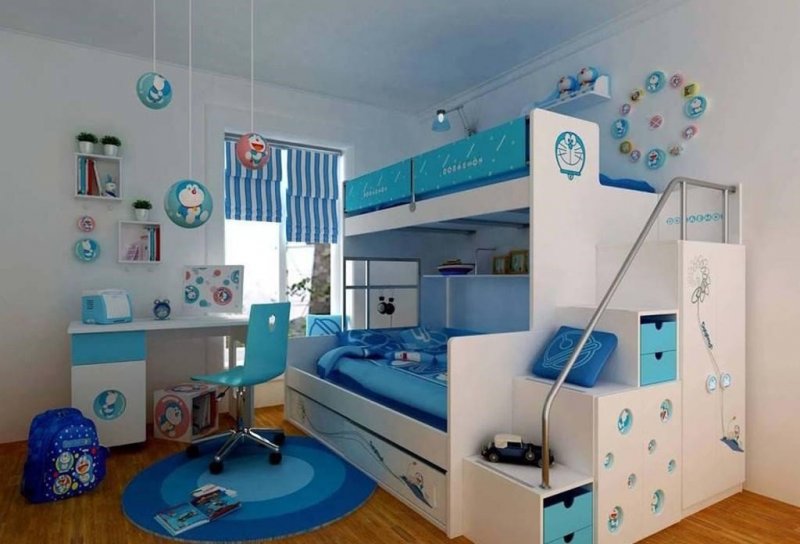 Оформление детской комнаты 70 фото современных идей