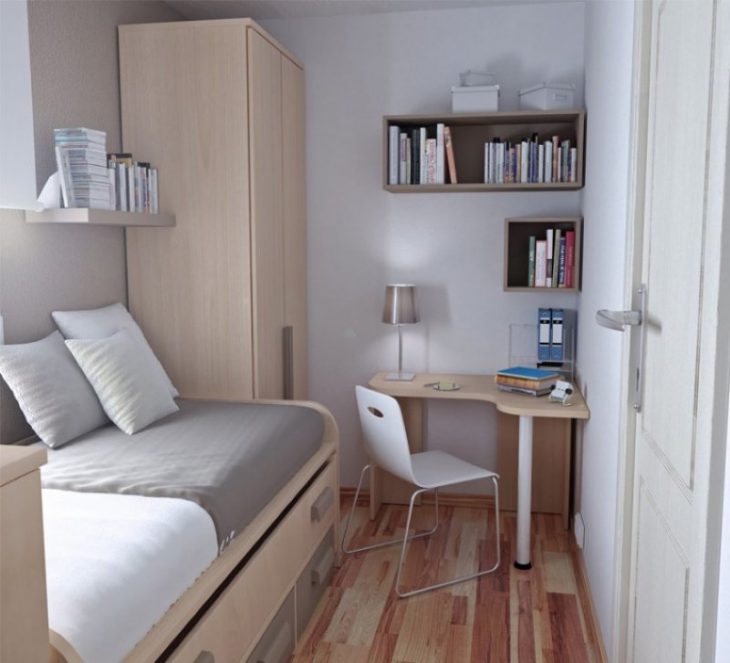 дизайн маленькой комнаты в современном стиле
