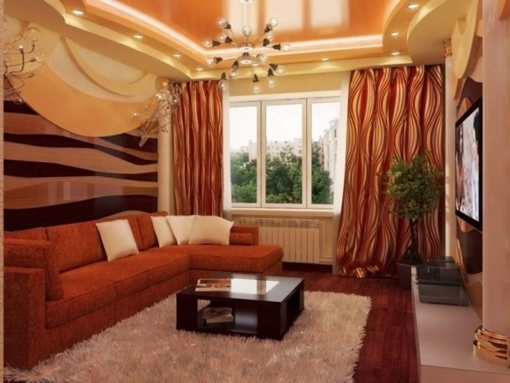 Дизайн гостиной в хрущевке - 100 реальных фото интерьера