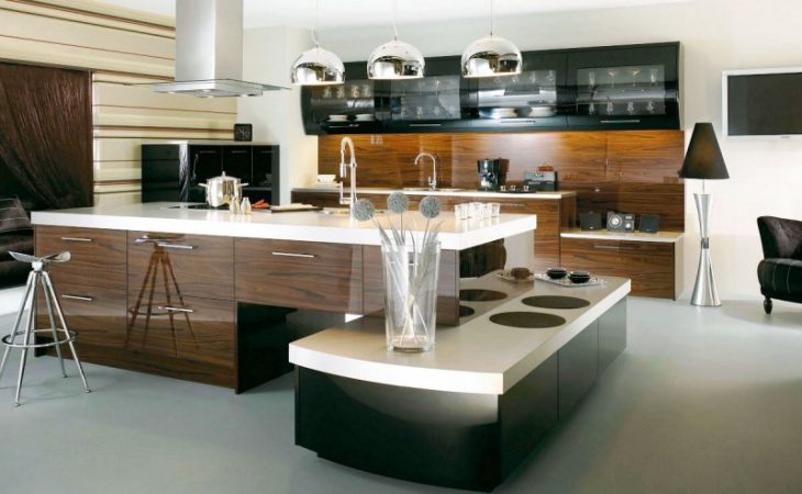 Дизайн кухни новинки - 100 фото мебели в интерьере кухни