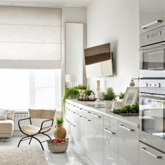 Кухни без верхних шкафов: идеи дизайна, советы и фото