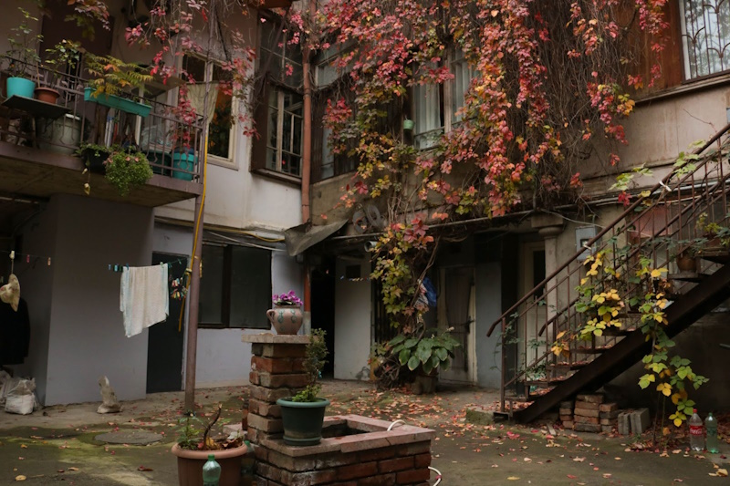 итальянский дворик