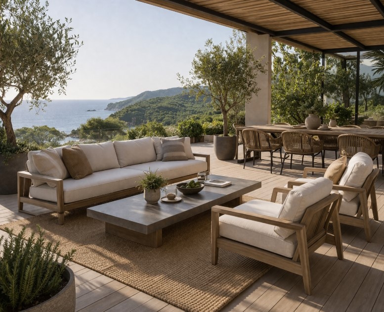 диванный комплект для улицы